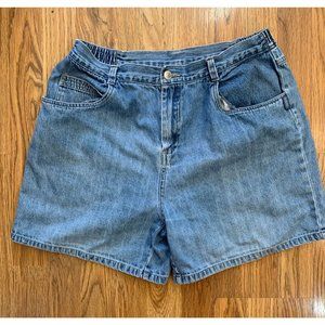 Vintage Blassport High Rise w/Elastic Waist Jean Shorts Sz 12
